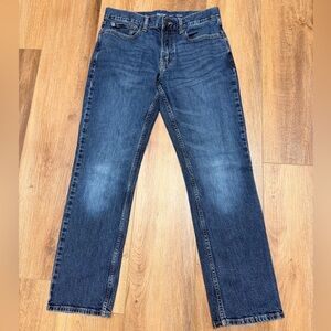 Old Navy Men's Straight Jeans in Deep Blue
